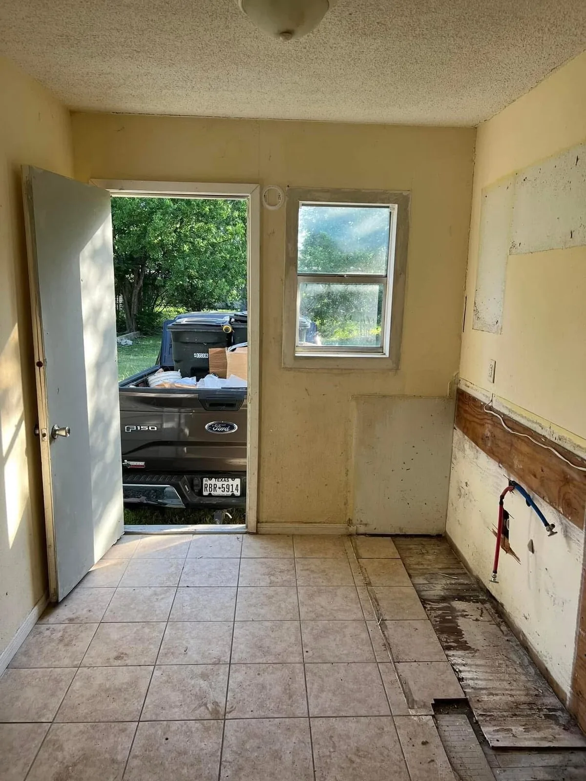Full Scope Remodel 1: duplex home rebuild before or in-progress condition IMG_4420