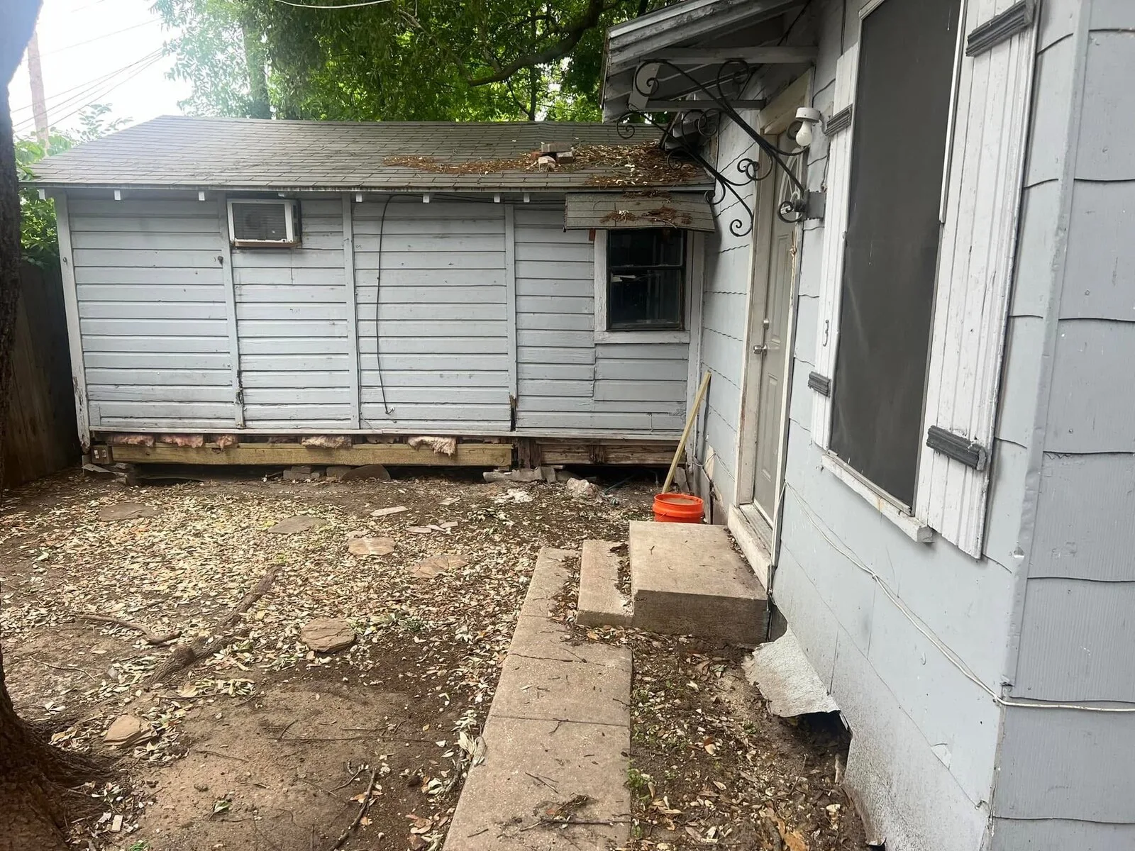 Full Scope Remodel 2: small-home rehabilitation before or in-progress condition IMG_4728