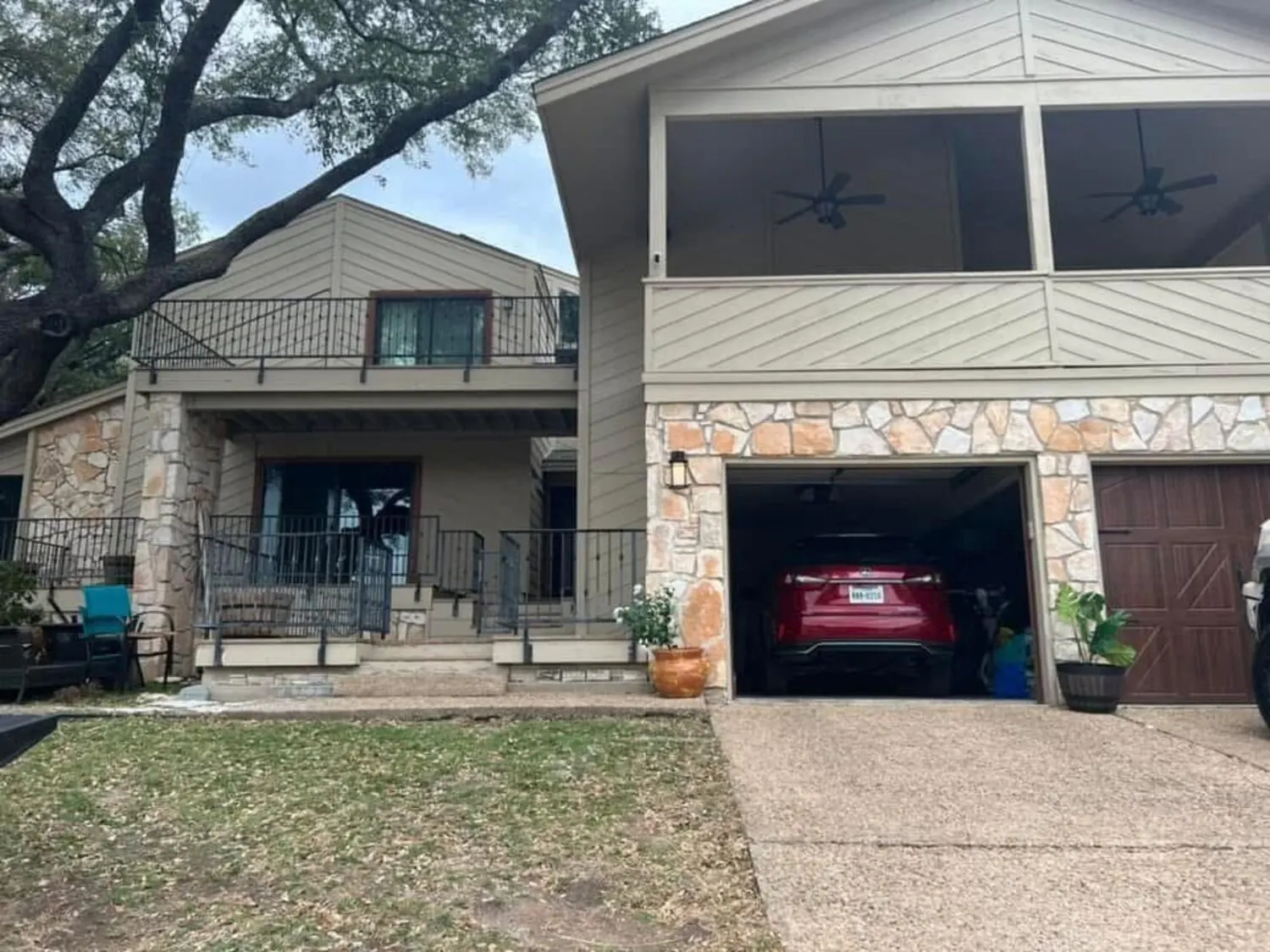 Home exterior before repaint